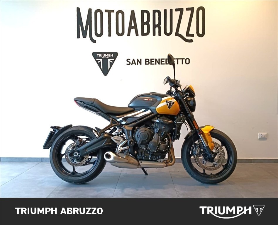 TRIUMPH Trident 660 Cosmic Yellow / Sapphire Black Abs