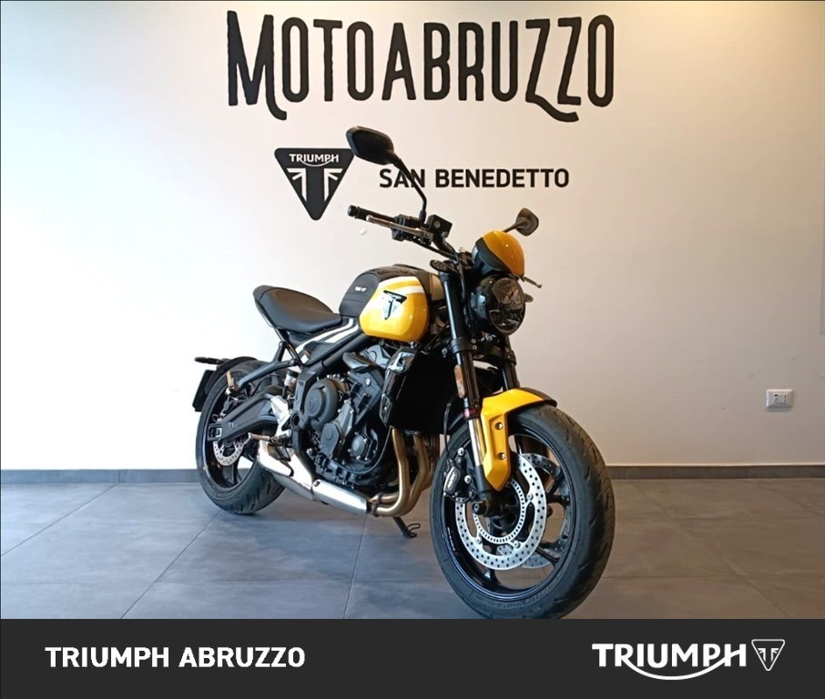 TRIUMPH Trident 660 Cosmic Yellow / Sapphire Black Abs