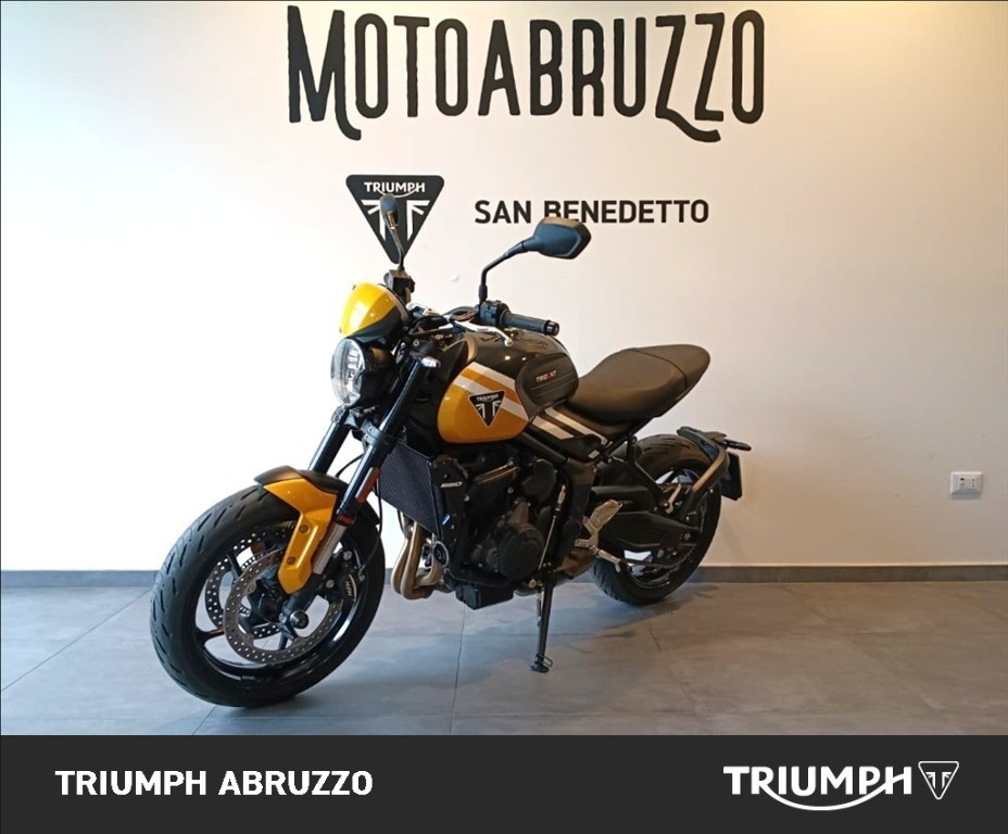 TRIUMPH Trident 660 Cosmic Yellow / Sapphire Black Abs