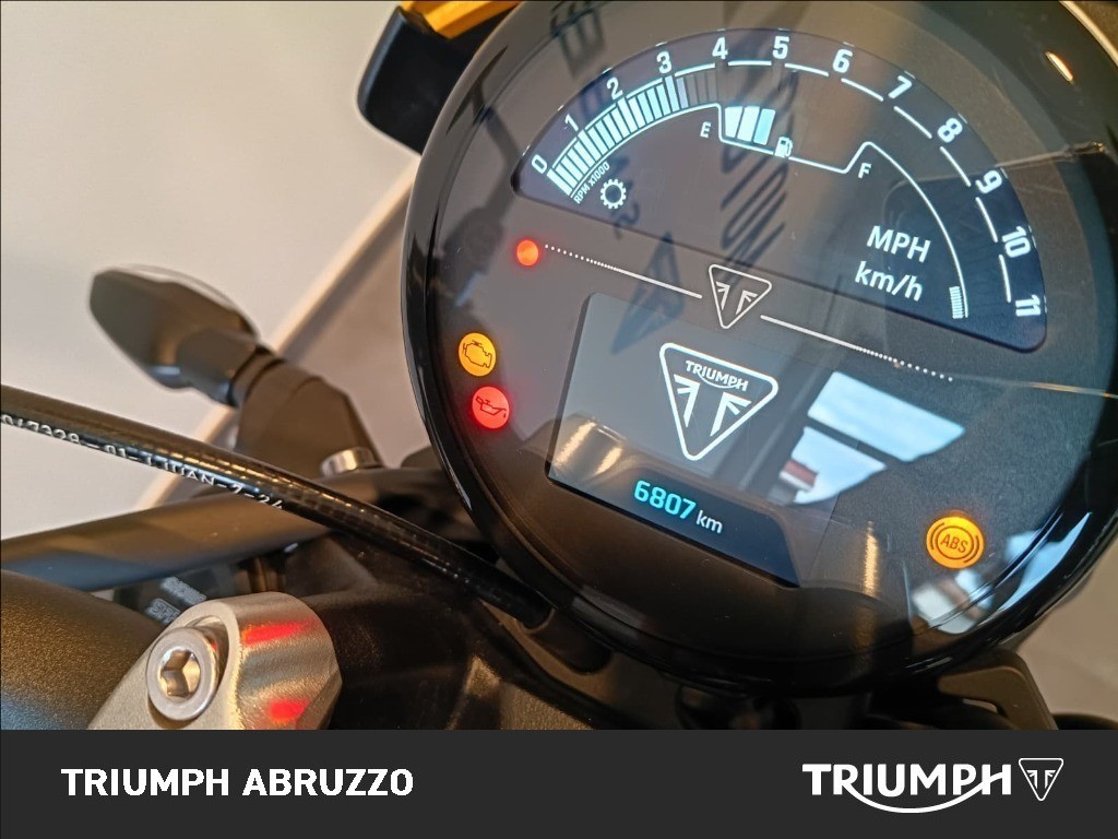 TRIUMPH Trident 660 Cosmic Yellow / Sapphire Black Abs