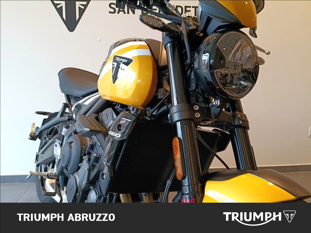 TRIUMPH Trident 660 Cosmic Yellow / Sapphire Black Abs