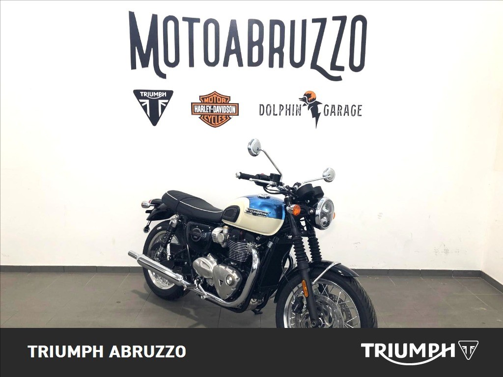 TRIUMPH Bonneville 1200 T120 Aegean Blue / New England White Abs my2