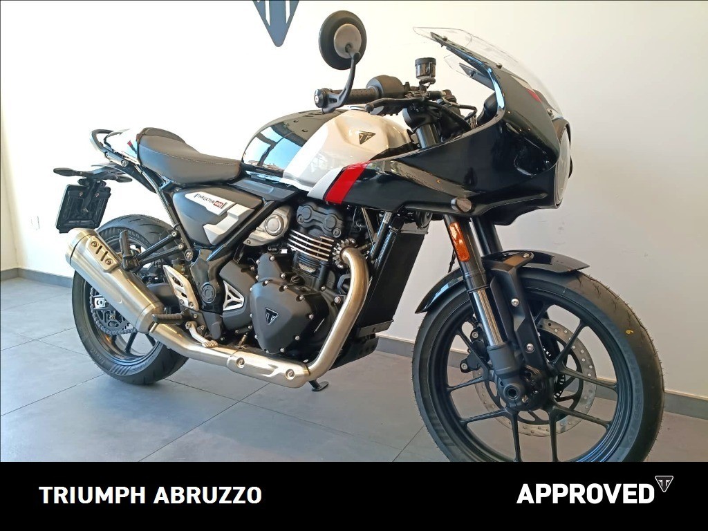 TRIUMPH Thruxton 400 Phantom Black / Aluminium Silver Abs