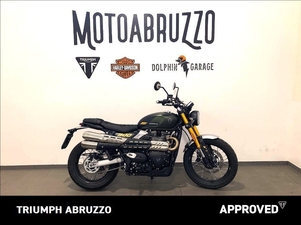TRIUMPH Scrambler 900 Matt Khaki Green / Matt Phantom Black Abs
