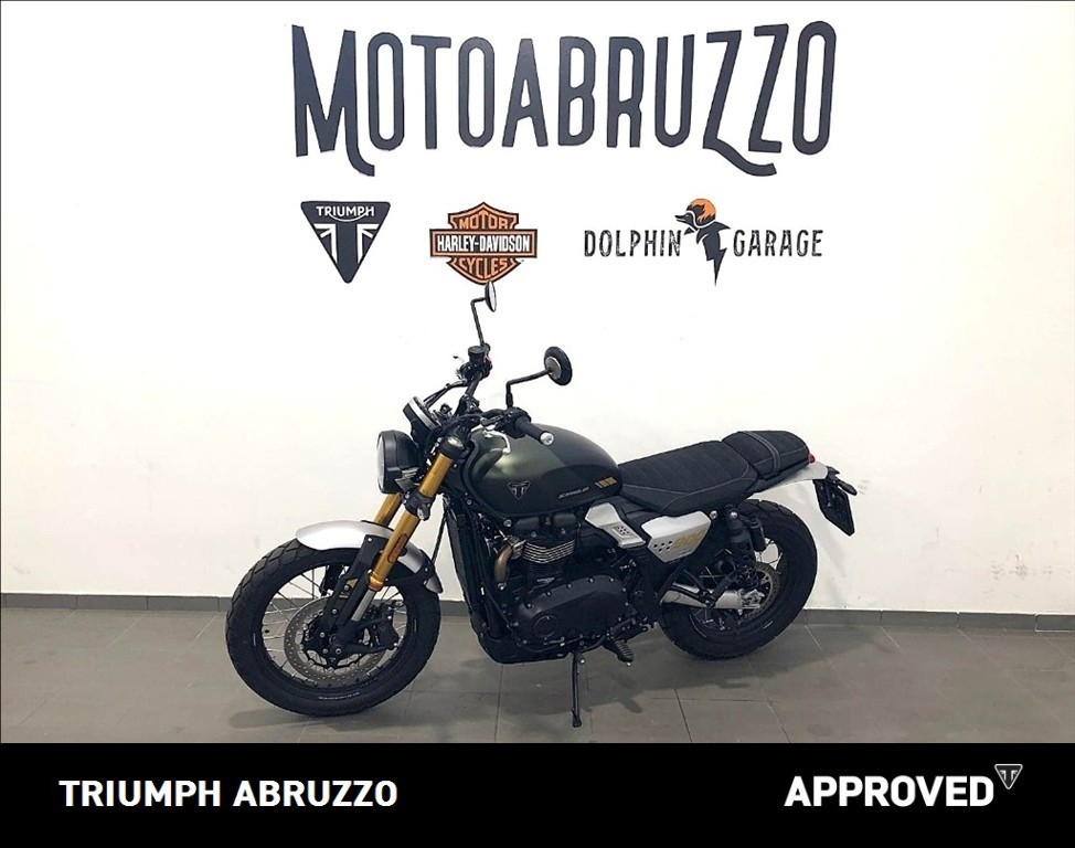 TRIUMPH Scrambler 900 Matt Khaki Green / Matt Phantom Black Abs