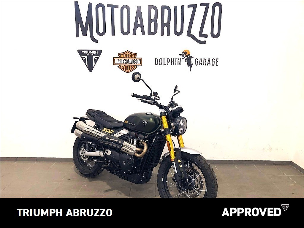 TRIUMPH Scrambler 900 Matt Khaki Green / Matt Phantom Black Abs