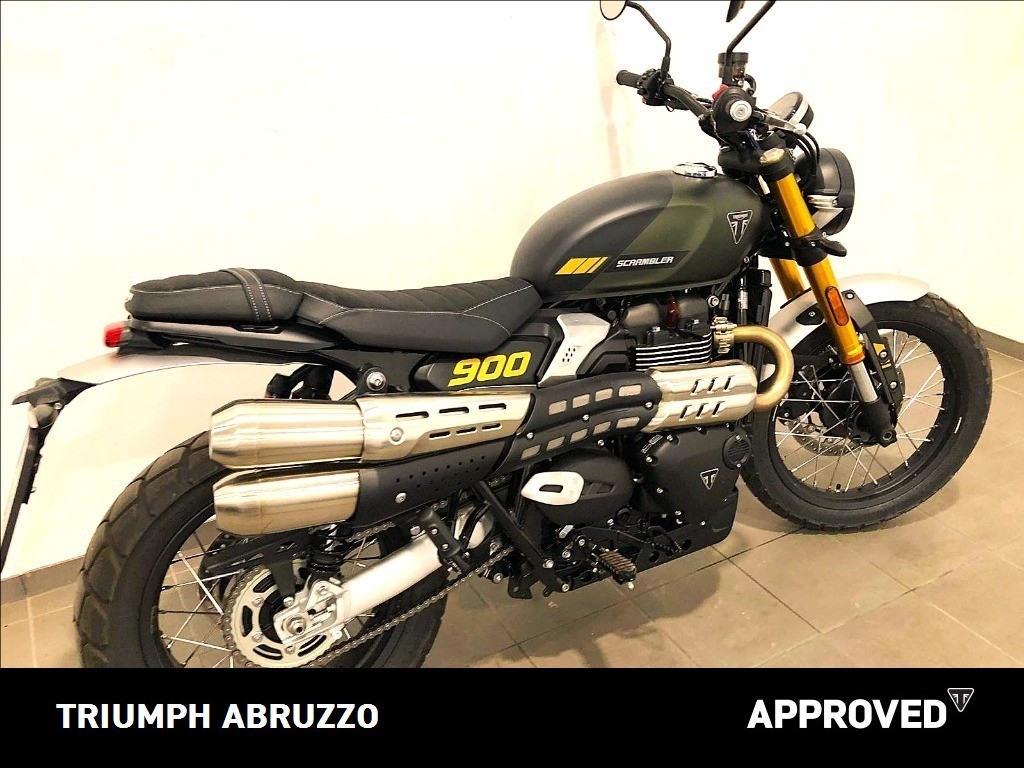 TRIUMPH Scrambler 900 Matt Khaki Green / Matt Phantom Black Abs